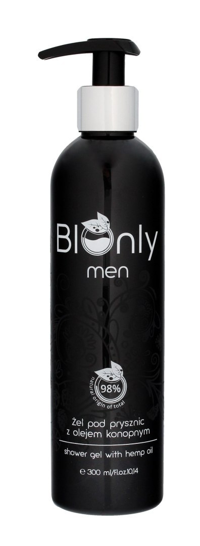 BIOnly Men Żel pod prysznic z olejem konopnym 300ml BIOnly Men Żel pod prysznic z olejem konopnym 300ml