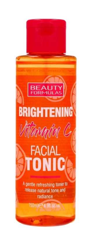 Beauty Formulas Brightening Vitamin C Tonik rozjaśniający do twarzy z Witaminą C 150ml