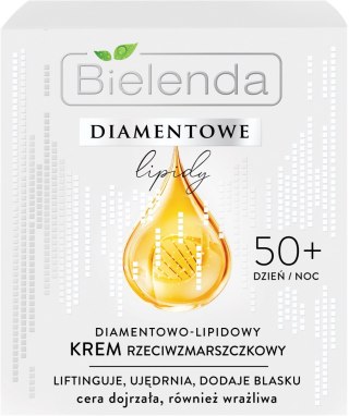 Bielenda Diamentowe Lipidy 50+ Diamentowo-Lipidowy Krem przeciwzmarszczkowy na dzień i noc 50ml