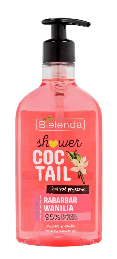 Bielenda Shower Coctail Żel pod prysznic relaksujący Rabarbar & Wanilia 400ml