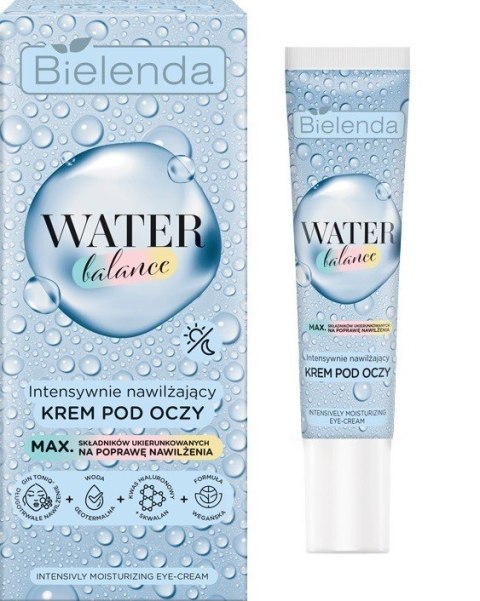 Bielenda Water Balance Intensywnie Nawilżający krem pod oczy na dzień i noc 15ml