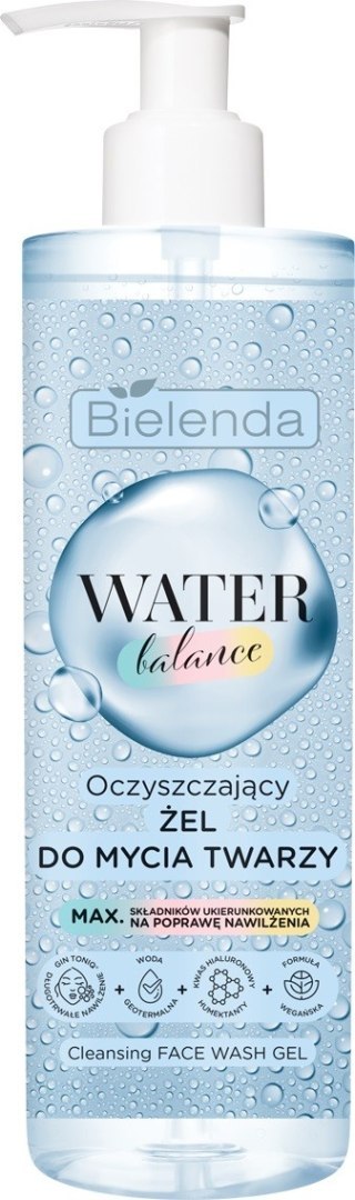 Bielenda Water Balance Oczyszczający Żel do mycia twarzy 195g