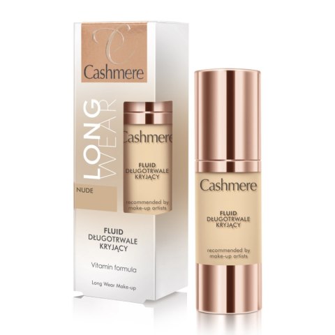 CASHMERE Long Wear Make-up Fluid długotrwale kryjący Nude 30 ml CASHMERE Long Wear Make-up Fluid długotrwale kryjący Nude 30 ml