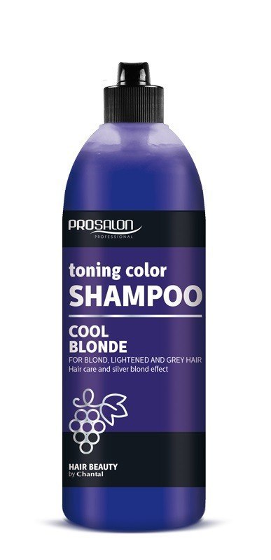 CHANTAL ProSalon Cool Blonde Szampon tonujący kolor do włosów blond,rozjaśnianych i siwych 500g CHANTAL ProSalon Cool Blonde Szampon tonujący kolor do włosów blond,rozjaśnianych i siwych 500g