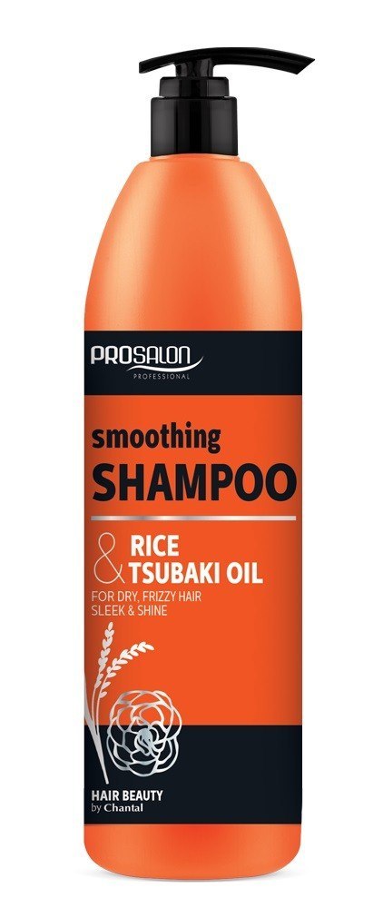 CHANTAL ProSalon Rice & Tsubaki Oil Szampon wygładzający do włosów suchych,puszących się i pozbawionych blasku 1000g