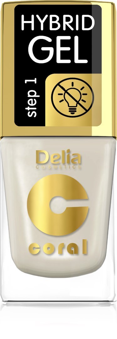 DELIA COSMETICS Coral Hybrid Gel Emalia do paznokci nr 65 11ml DELIA COSMETICS Coral Hybrid Gel Emalia do paznokci nr 65 11ml