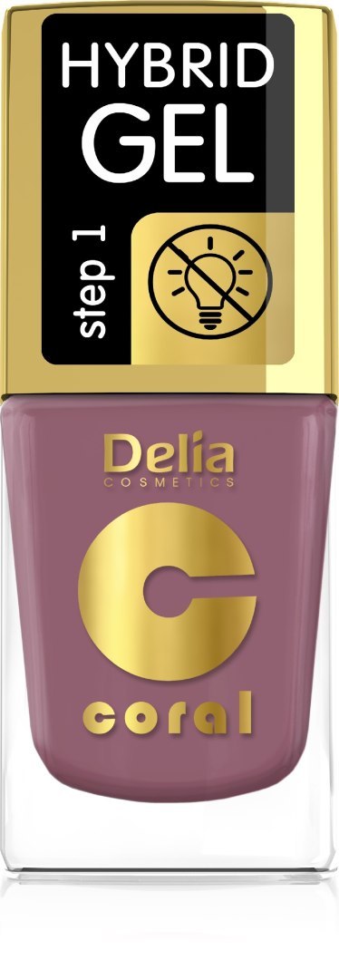 DELIA COSMETICS Coral Hybrid Gel Emalia do paznokci nr 69 11ml DELIA COSMETICS Coral Hybrid Gel Emalia do paznokci nr 69 11ml