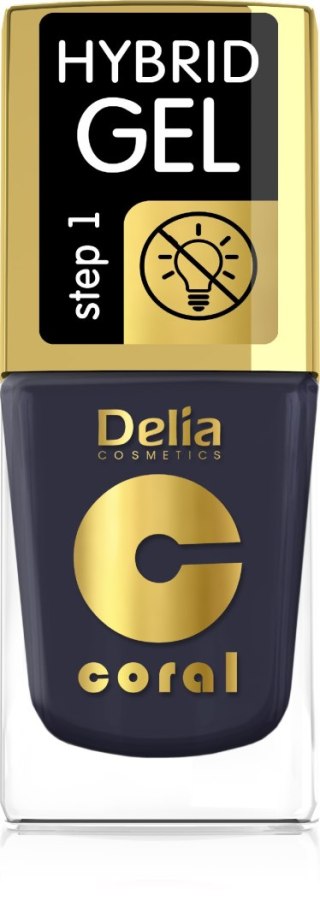 DELIA COSMETICS Coral Hybrid Gel Emalia do paznokci nr 77 11ml