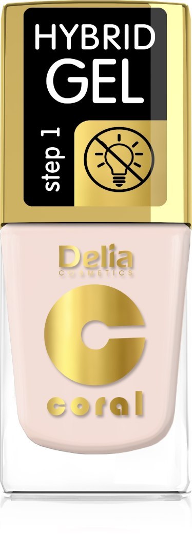 DELIA COSMETICS Coral Hybrid Gel Emalia do paznokci nr 82 11ml DELIA COSMETICS Coral Hybrid Gel Emalia do paznokci nr 82 11ml