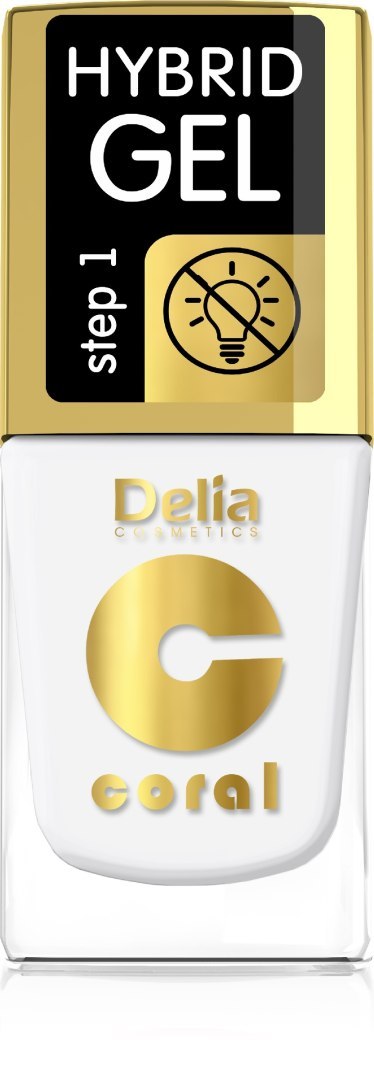 DELIA COSMETICS Coral Hybrid Gel Emalia do paznokci nr 84 11ml DELIA COSMETICS Coral Hybrid Gel Emalia do paznokci nr 84 11ml