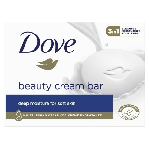 DOVE Beauty Cream Mydło głęboko nawilżające w kostce 3in1 90 g