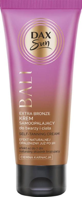 Dax Sun Extra Bronze Krem samoopalający do twarzy i ciała BALI - ciemna karnacja 75ml