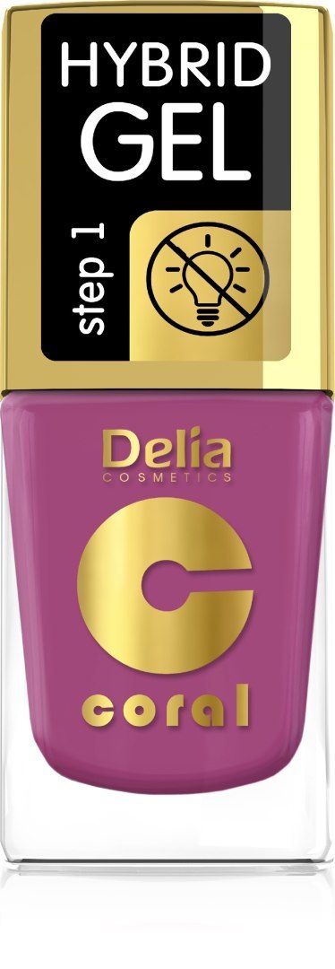 Delia Cosmetics Coral Hybrid Gel Emalia do paznokci nr 70 11ml Delia Cosmetics Coral Hybrid Gel Emalia do paznokci nr 70 11ml