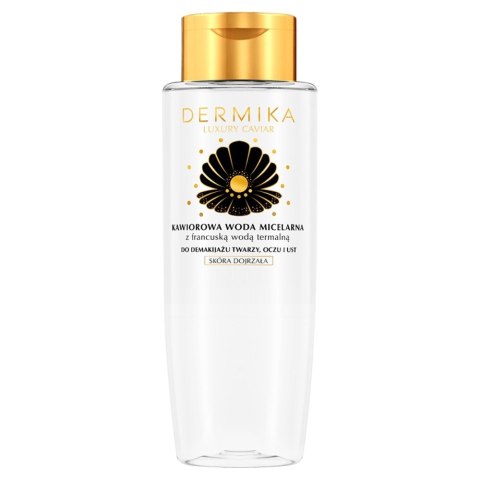 Dermika Luxury Caviar Kawiorowa Woda micelarna z francuską wodą termalną 400ml Dermika Luxury Caviar Kawiorowa Woda micelarna z francuską wodą termalną 400ml