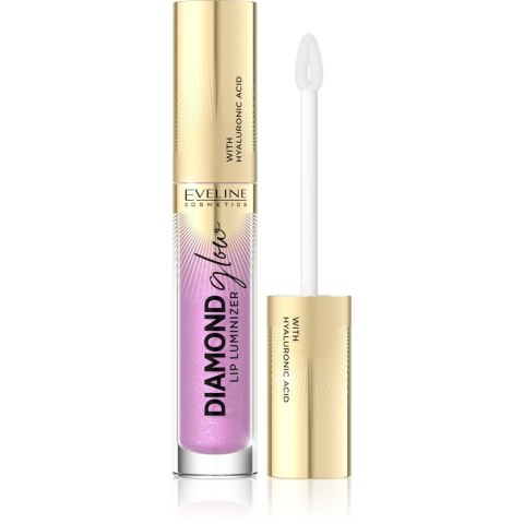 EVELINE Diamond Glow Lip Luminizer Błyszczyk do ust z kwasem hialuronowym nr 10 4.5 ml