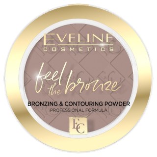 EVELINE Feel The Bronze Puder brązująco-konturujący nr 01 Milky Way 4 g