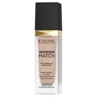 EVELINE Wonder Match Podkład dopasowujący się do cery nr 35 Sunny Beige 30 ml