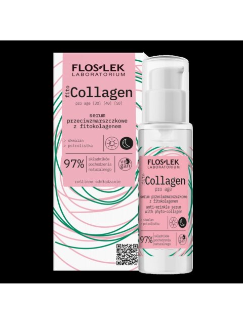 Floslek fitoCOLLAGEN pro age Serum przeciwzmarszczkowe z fitokolagenem 30 ml