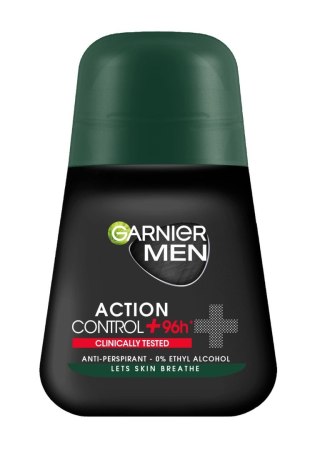 GARNIER Men Dezodorant roll-on Action Control 96h+ Clinically Tested 50 ml