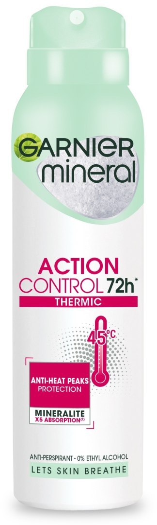 GARNIER Mineral Dezodorant spray Action Control 72h - Thermic 150 ml GARNIER Mineral Dezodorant spray Action Control 72h - Thermic 150 ml