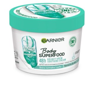 Garnier Body SuperFood Kojący Krem do ciała Aloe Vera Extract+Magnesium PCA - skóra normalna i sucha 380ml