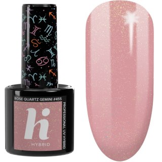 HI HYBRID Lakier hybrydowy Zodiac #455 Rose Quartz Gemini 5ml