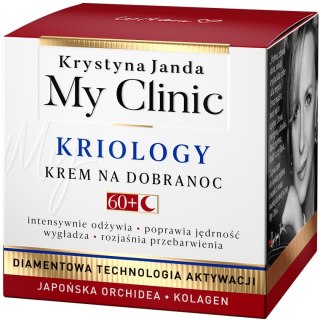 JANDA My Clinic Kriology 60+ Krem na dobranoc - Japońska Orchidea & Kolagen 50ml