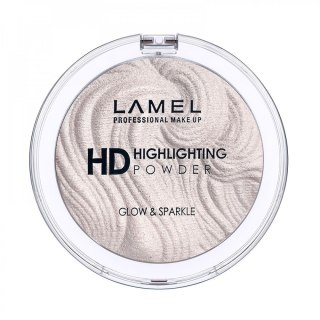 LAMEL Puder rozświetlający do twarzy HD Highlihting Glow&Sparkle nr 401 12g
