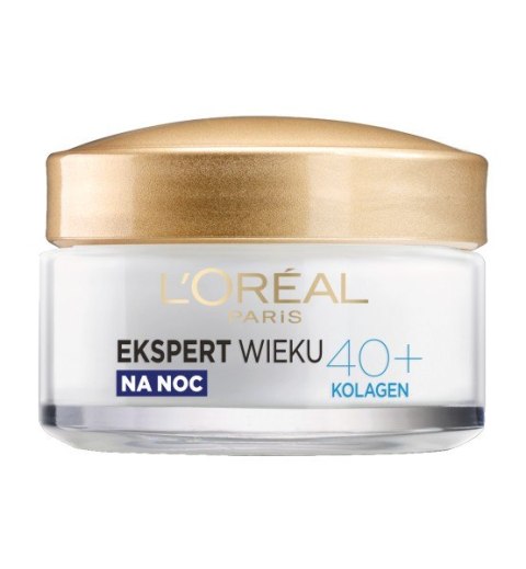 LOREAL Ekspert Wieku 40+ Przeciwzmarszczkowy Krem nawilżający na noc 50 ml LOREAL Ekspert Wieku 40+ Przeciwzmarszczkowy Krem nawilżający na noc 50 ml