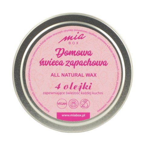 MIA BOX Domowa Świeca zapachowa 4 olejki - ŚWIEŻA KUCHNIA 160g MIA BOX Domowa Świeca zapachowa 4 olejki - ŚWIEŻA KUCHNIA 160g