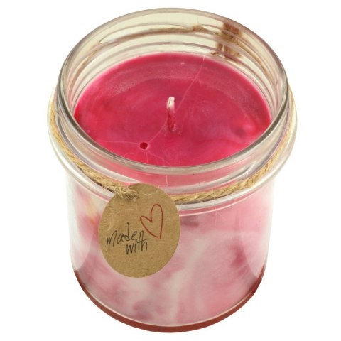 MIA BOX Świeca sojowa marmurkowa o zapachu Panna Cotta 240g