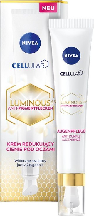 NIVEA Cellular Luminous630 Krem redukujący cienie pod oczami 15 ml