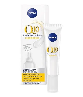 NIVEA Q10 Power Ujędrniający krem przeciwzmarszczkowy pod oczy - Ujędrnienie 15 ml