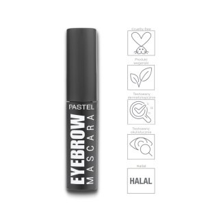 PASTEL Eyebrow Mascara do brwi nr 24 - Deep Brown 4.2ml