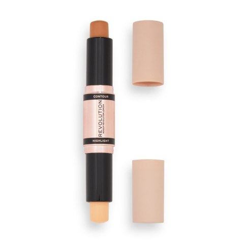 REVOLUTION Fast Base Contour Stick Dwustronny Sztyft konturujący do twarzy Medium REVOLUTION Fast Base Contour Stick Dwustronny Sztyft konturujący do twarzy Medium