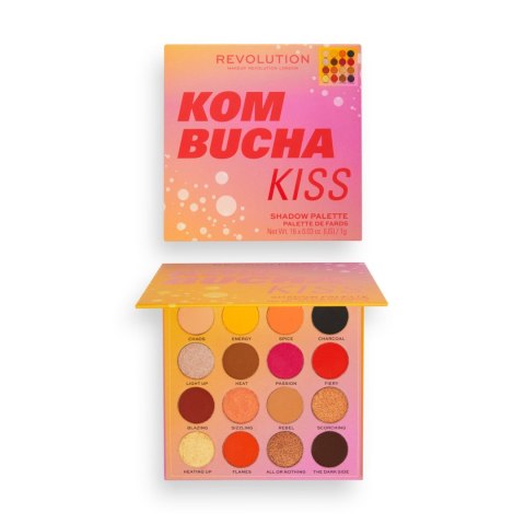 REVOLUTION Hot Shot Paleta 16 Cieni do powiek Kombucha Kiss REVOLUTION Hot Shot Paleta 16 Cieni do powiek Kombucha Kiss