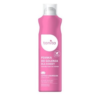 TANITA Vegan Pianka do golenia dla kobiet do skóry wrażliwej Lotos & Bawełna 200ml