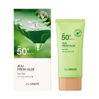 THE SAEM Jeju Fresh Aloe Krem-żel przeciwsłoneczny SPF50+ 50g