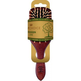 Top Choice Drewniana Szczotka do włosów CHERRY (62223) 1szt.