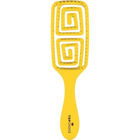 Top Choice Perfume Szczotka do włosów Yellow Glow - prostokątna (64494) 1szt
