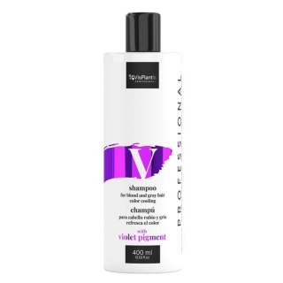 VIS PLANTIS Professional Szampon do włosów blond i siwych ochładzający kolor - Color Pigment 400 ml