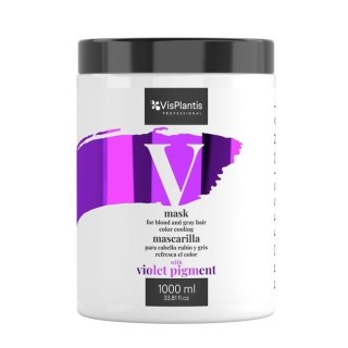 Vis Plantis Professional Maska do włosów blond i siwych ochładzająca kolor - Color Pigment 1000ml