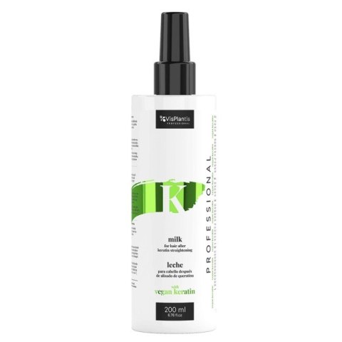 Vis Plantis Professional Mleczko do włosów po keratynowym prostowaniu - Vegan Keratin 200ml Vis Plantis Professional Mleczko do włosów po keratynowym prostowaniu - Vegan Keratin 200ml