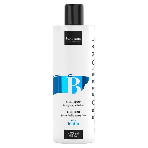 Vis Plantis Professional Szampon do włosów suchych i cienkich z Biotyną 400ml Vis Plantis Professional Szampon do włosów suchych i cienkich z Biotyną 400ml