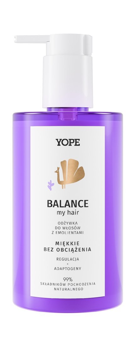 YOPE Balance My Hair Odżywka do włosów z emolientami 300ml YOPE Balance My Hair Odżywka do włosów z emolientami 300ml