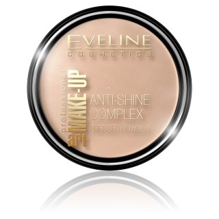 Art Make Up Anti-Shine Complex Pressed Powder matujący puder mineralny z jedwabiem 37 Warm Beige 14g