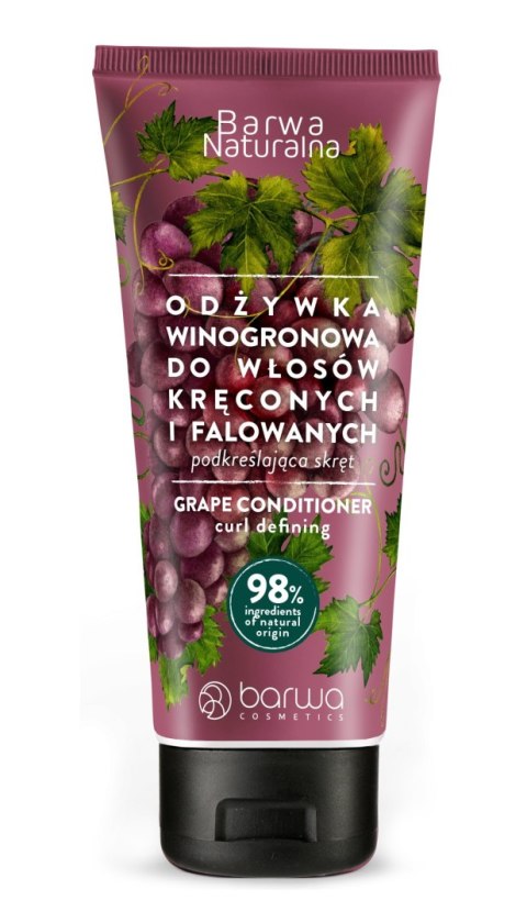 BARWA Naturalna Winogrono Odżywka podkreślająca skręt do włosów kręconych i falowanych 200ml