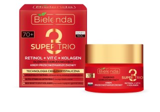 BIELENDA SUPER TRIO 70+ Głęboko Odbudowujący Krem przeciwzmarszczkowy 50ml