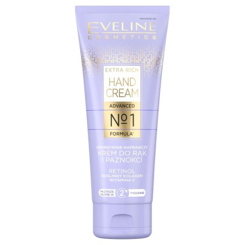 EVELINE Extra Rich Intensywnie naprawczy krem do rąk i paznokci 75 ml EVELINE Extra Rich Intensywnie naprawczy krem do rąk i paznokci 75 ml