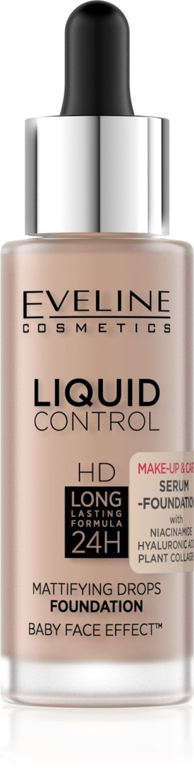 EVELINE Liquid Control HD Podkład do twarzy nr 035 Natural Beige 32 ml